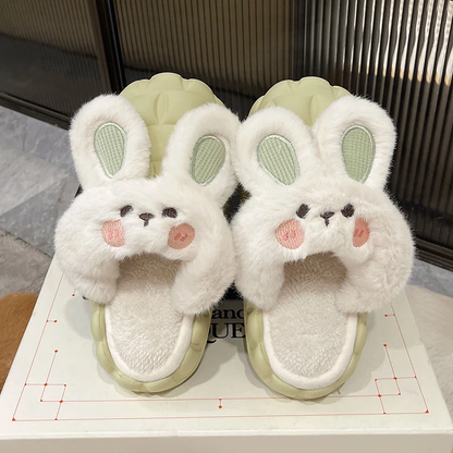 Chaussons d'hiver imperméables et moelleux en forme de lapin MK18521