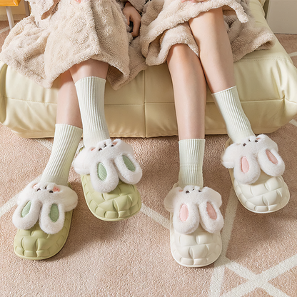 Chaussons d'hiver imperméables et moelleux en forme de lapin MK18521
