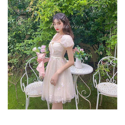 Butterfly Wish Kawaii Fairy Princess Babydoll Dress - mkkawaiishop