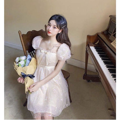 Butterfly Wish Kawaii Fairy Princess Babydoll Dress - mkkawaiishop