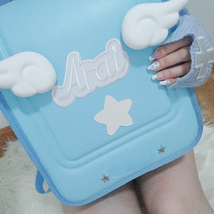 Süße Bkue Engelsflügel Blackpack ON671