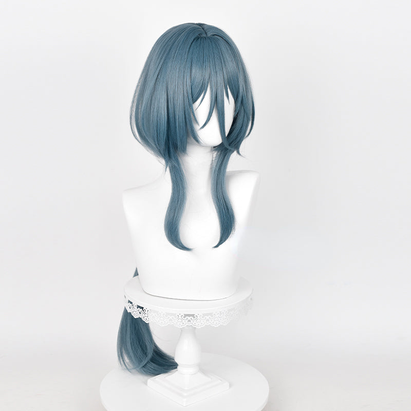 Honkai Star Rail Natasha Silver Blue Cosplay Wig ON1033