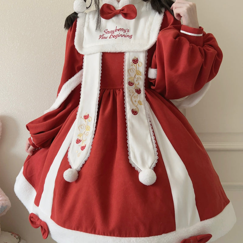 New Year's Red Lolita Dress