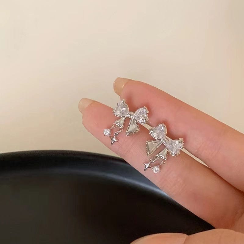 Crystal Bow Earrings MK18551