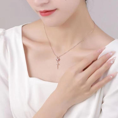 You Are My Rose Necklace LIN200 - mkkawaiishop