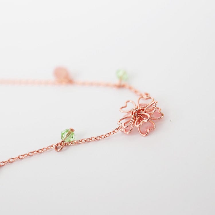 Pink Flower Necklace MK18644