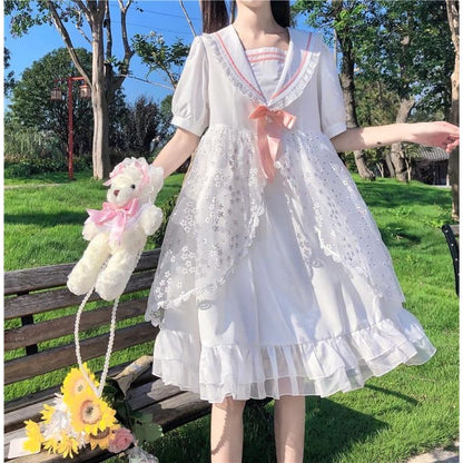 Daisy Meadow Kawaii Fashion Fairy Princess Lolita Dress - mkkawaiishop