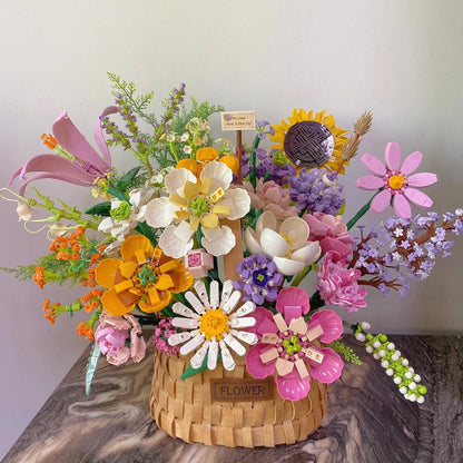DIY Handmade Building Block Bouquet