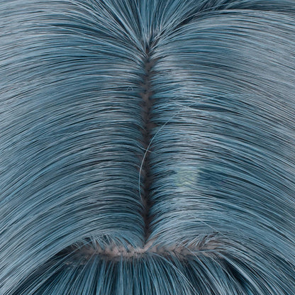 Perruque de cosplay bleu argenté de Natasha de Honkai Star Rail ON1033