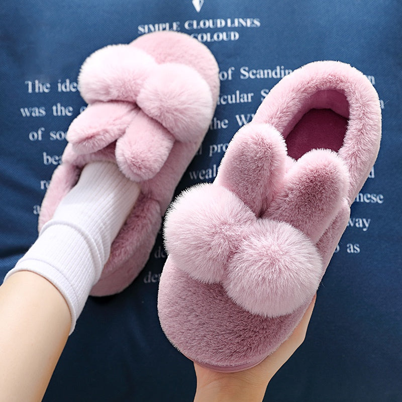 Bunny Rabbit Ears Warm Slippers LIN79 - mkkawaiishop