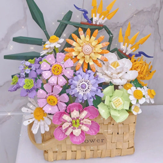 DIY Handmade Building Block Bouquet