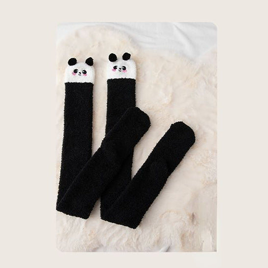 Fluffy Friends Animal Winter Long Socks MK18626