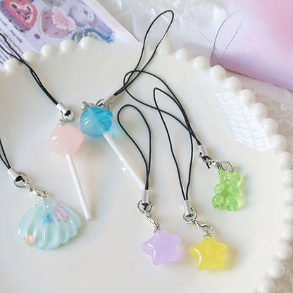 Kawayi  Cute Crystal Phone Charm - Lovesickdoe