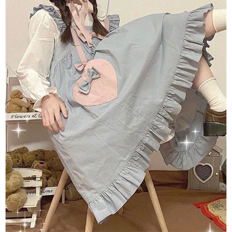 Greylily Pastel Kawaii Princess Pinafore Dress - mkkawaiishop