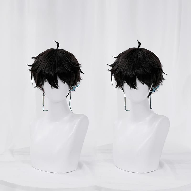 Honkai Star Rail Dan Heng Black Short Cosplay Wig ON790 -