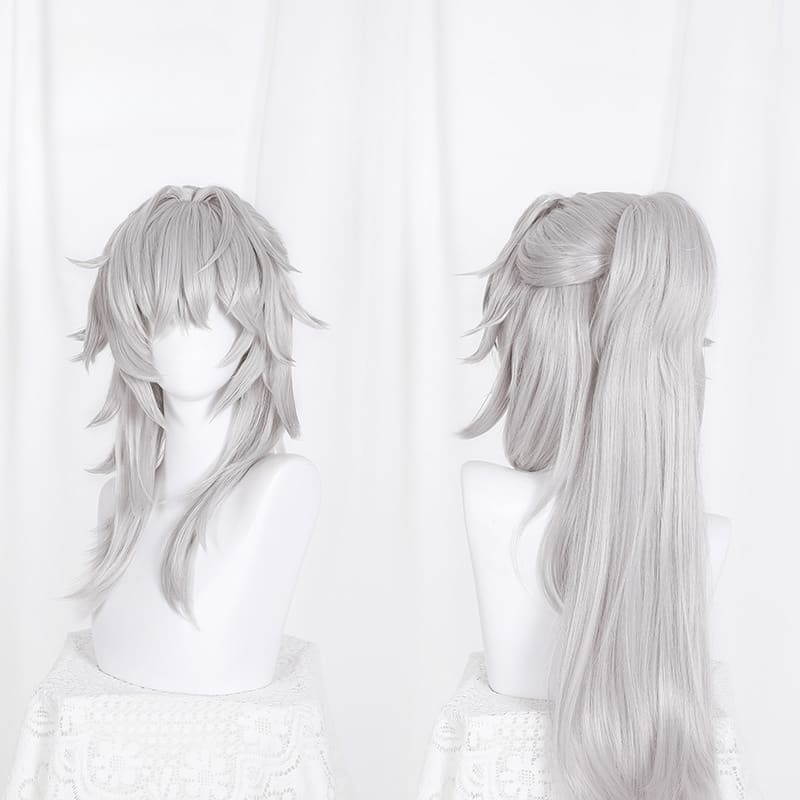 Honkai Star Rail Jing Yuan Cosplay Silver Wig ON800 - F