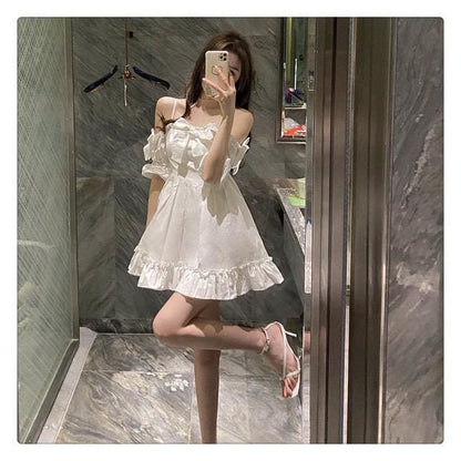 Iris Angelcore Kawaii Princess Mini Dress - mkkawaiishop