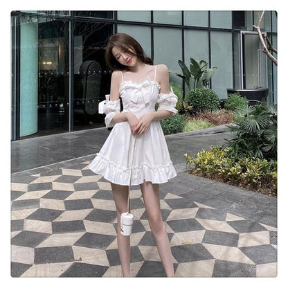 Iris Angelcore Kawaii Princess Mini Dress - mkkawaiishop