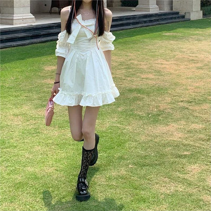 Iris Angelcore Kawaii Princess Mini Dress - mkkawaiishop