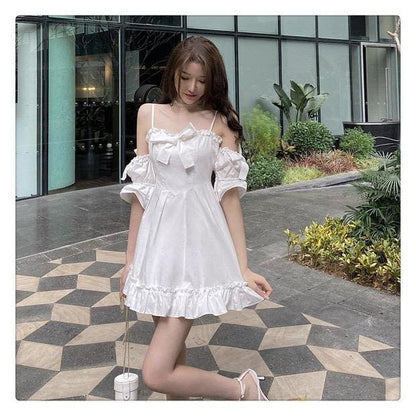 Iris Angelcore Kawaii Princess Mini Dress - mkkawaiishop