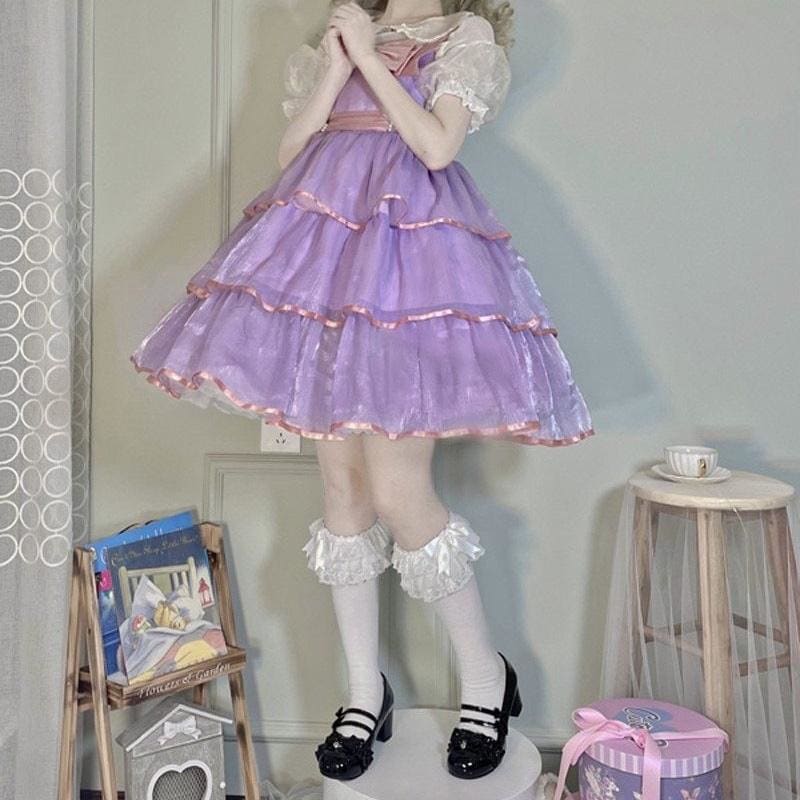 Jellycrystal Kawaii Princess JSK Lolita Dress - mkkawaiishop