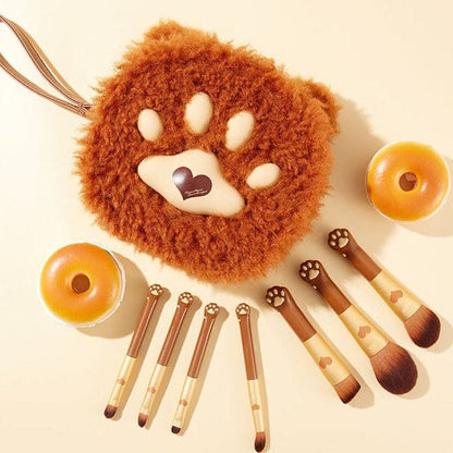 Pinceau de maquillage moelleux en forme de patte de chat Kawaii ME65 