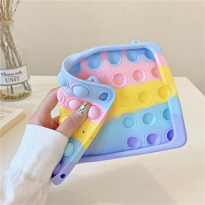 Kawaii Pastel Rainbow Cute Ipad Protect Case MM1622 - KawaiiMoriStore