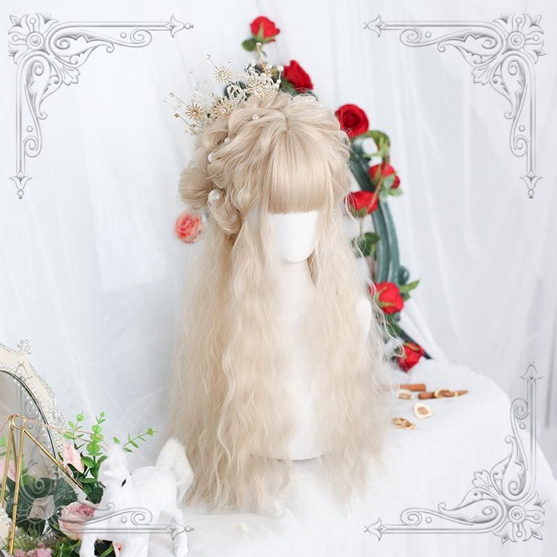 Lolita Fluffy Long Curly Wig MM0848 - mkkawaiishop