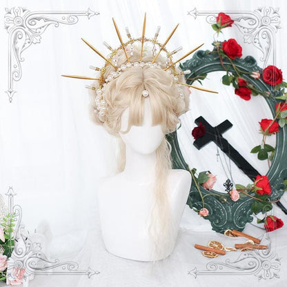 Lolita Fluffy Long Curly Wig MM0848 - mkkawaiishop