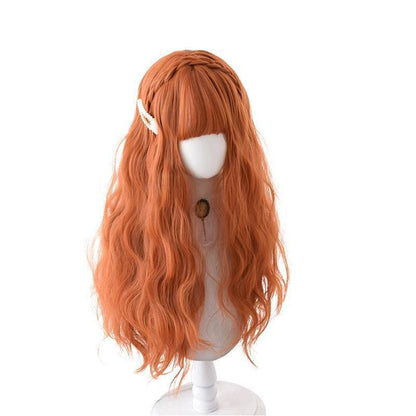 Lolita Pumpkin Long Curly Wig MK15560 - mkkawaiishop