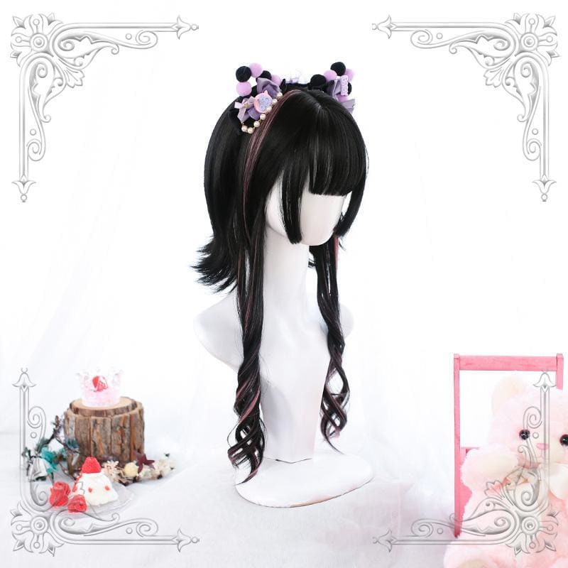 Lolita Upturned Highlights Short Wig MK15468 - mkkawaiishop