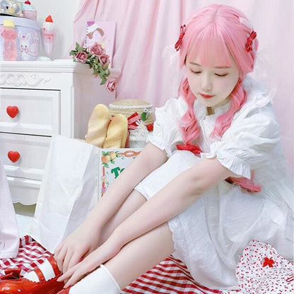Pink Orange Lolita Cosplay Wigs MK15008 - mkkawaiishop