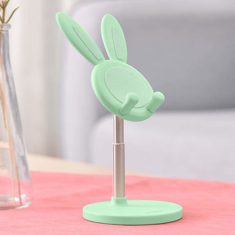 Pink/Green/White Kawaii Bunny Rabbit Ears Ajustable Phone 