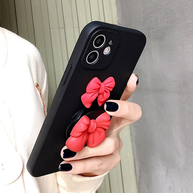 Android Xiaomi Bowknot Phone Case Kawaii Holder BM043 - mkkawaiishop