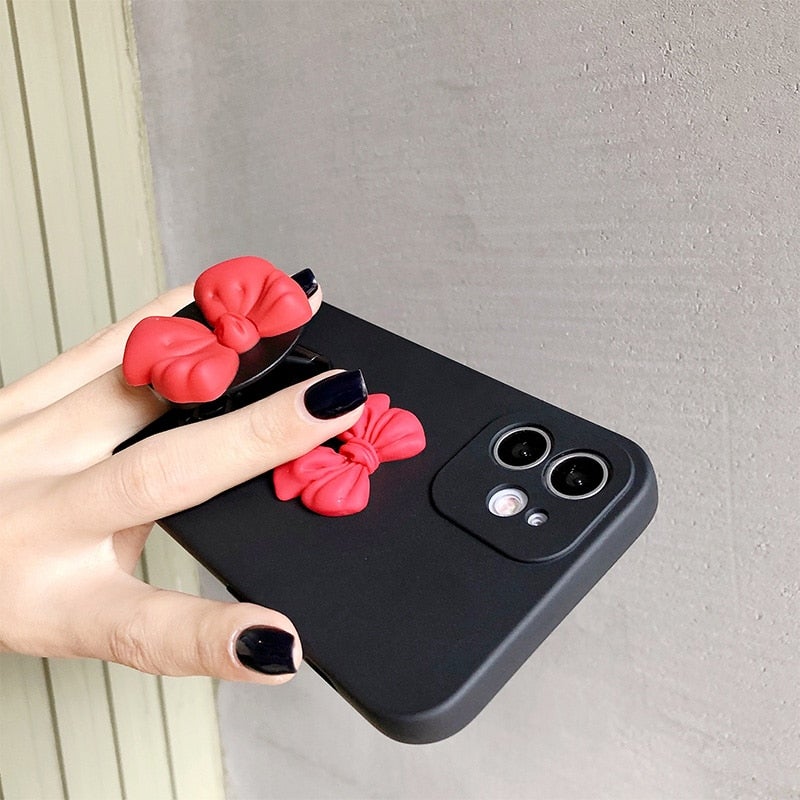 Android Xiaomi Bowknot Phone Case Kawaii Holder BM043 - mkkawaiishop