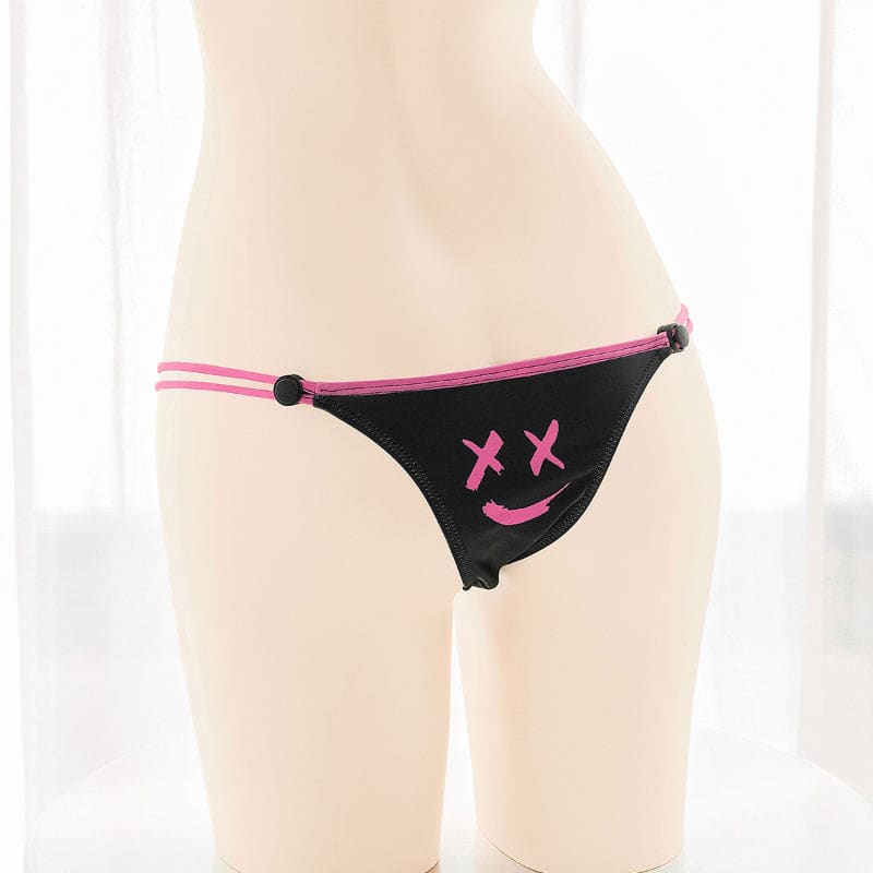 Push Button Kawaii Pantys ON841 - M / Black