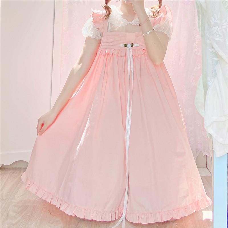 Rosie Pastel Kawaii Aesthetic Kawaii Princess Lolita Babydoll Summer Dress - mkkawaiishop