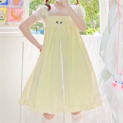Rosie Pastel Kawaii Aesthetic Kawaii Princess Lolita Babydoll Summer Dress - mkkawaiishop