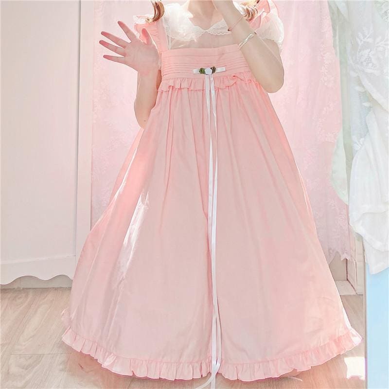 Rosie Pastel Kawaii Aesthetic Kawaii Princess Lolita Babydoll Summer Dress - mkkawaiishop