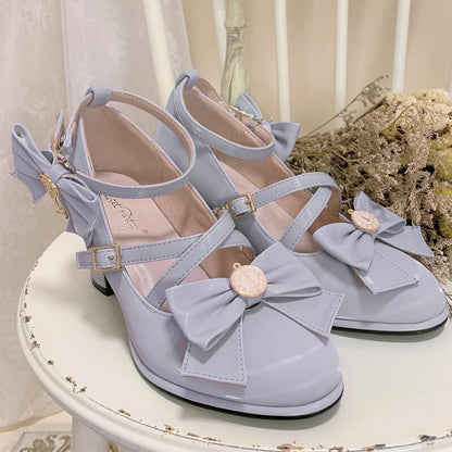 Sweet Lolita Bow Princess Shoes MK15950 - mkkawaiishop