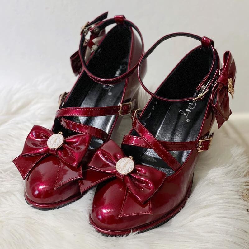 Sweet Lolita Bow Princess Shoes MK15950 - mkkawaiishop